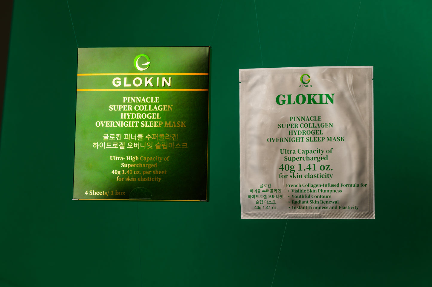 [GLOKIN] スーパーコラーゲンハイドロゲル スリーピングマスク